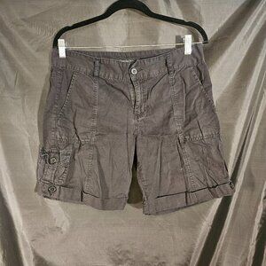 Calvin Klein black cotton cargo shorts. Size 8